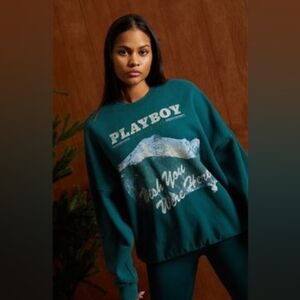 PLAYBOY X PACSUN Crewneck Sweater Oversized